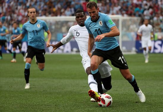 Russia World Cup Uruguay - France
