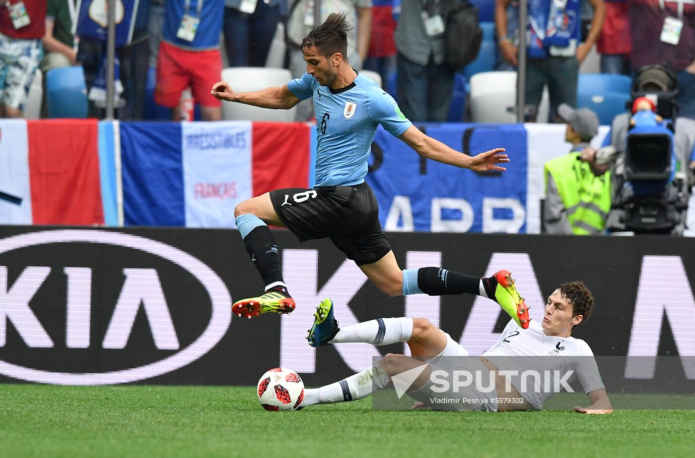 Russia World Cup Uruguay - France