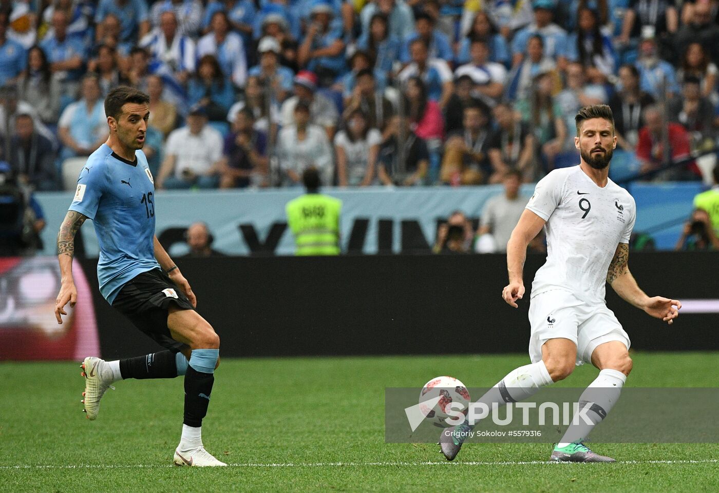 Russia World Cup Uruguay - France