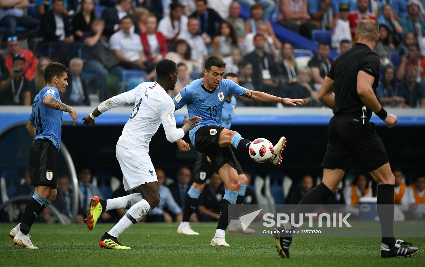 Russia World Cup Uruguay - France