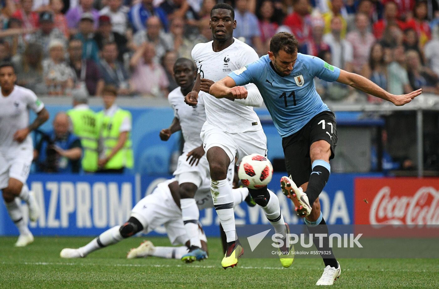 Russia World Cup Uruguay - France