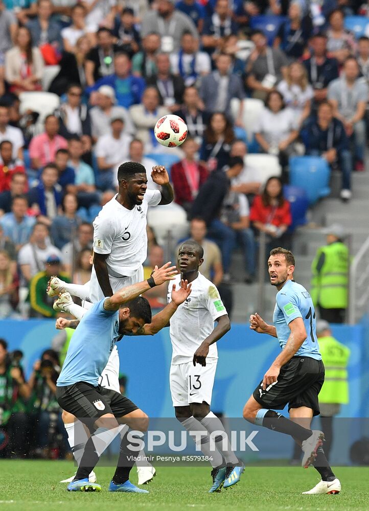 Russia World Cup Uruguay - France