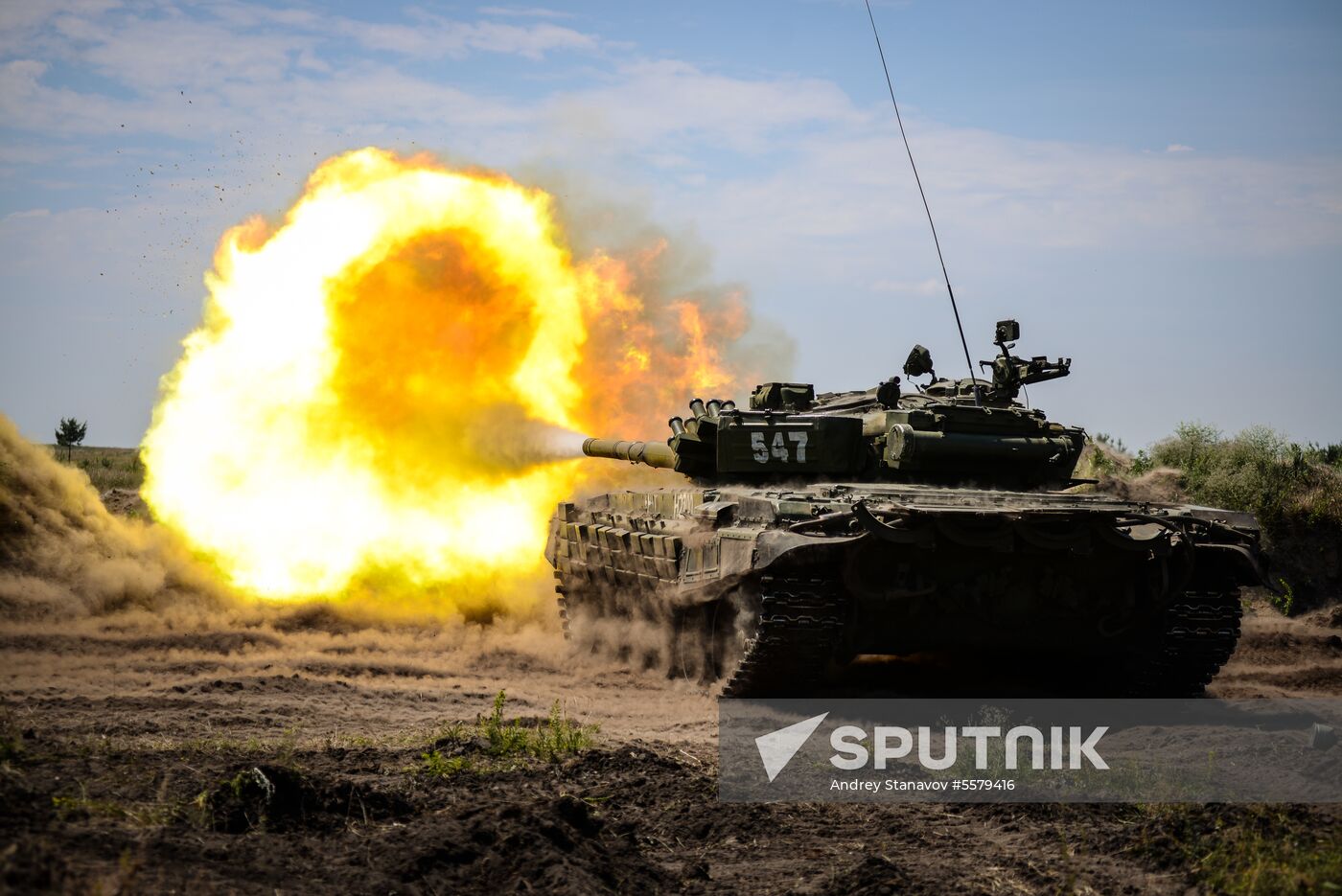 Tank exercise at Pogonovo base in Voronezh Region