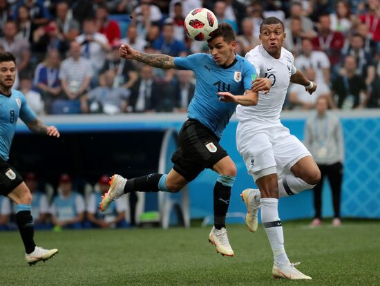 Russia World Cup Uruguay - France