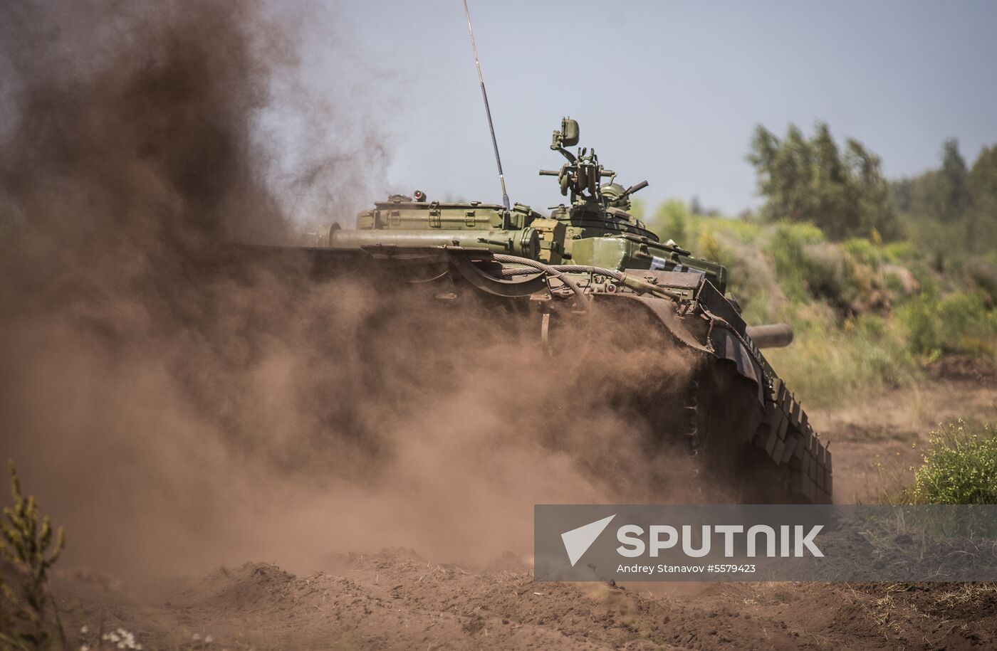 Tank exercise at Pogonovo base in Voronezh Region