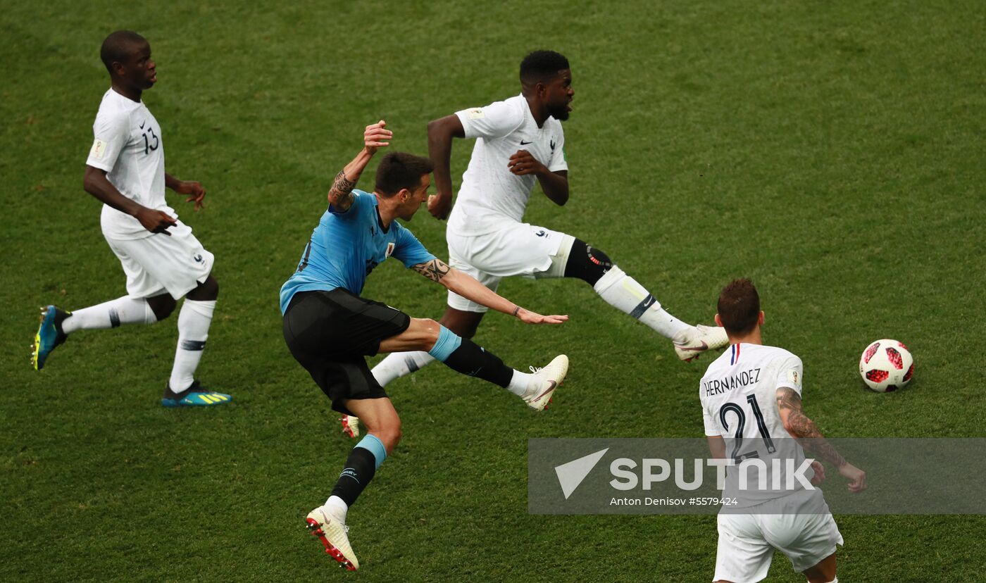 Russia World Cup Uruguay - France