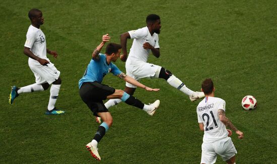 Russia World Cup Uruguay - France