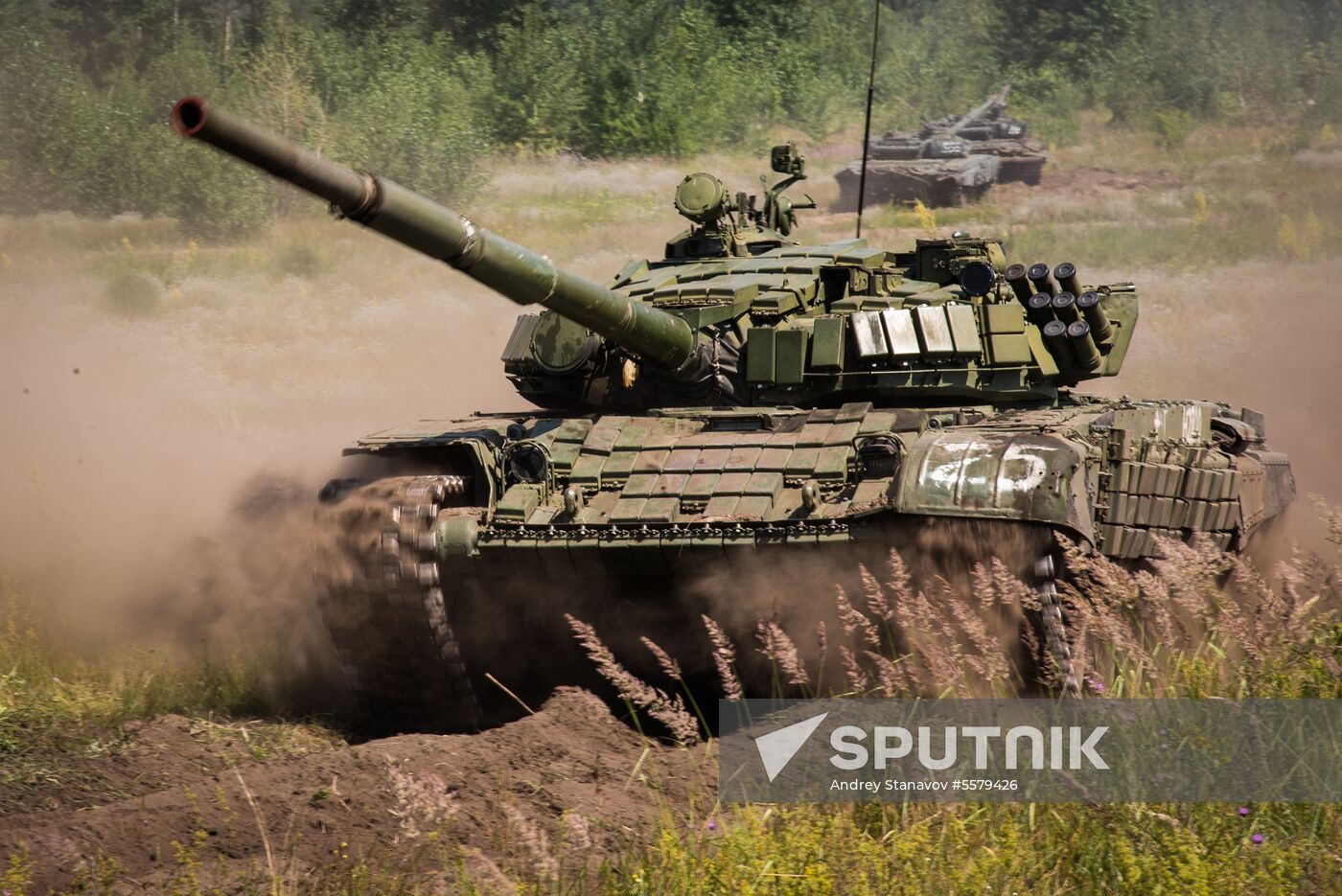 Tank exercise at Pogonovo base in Voronezh Region