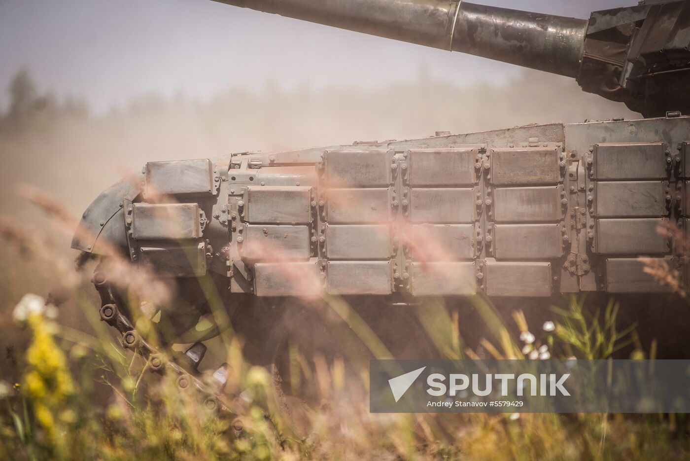 Tank exercise at Pogonovo base in Voronezh Region