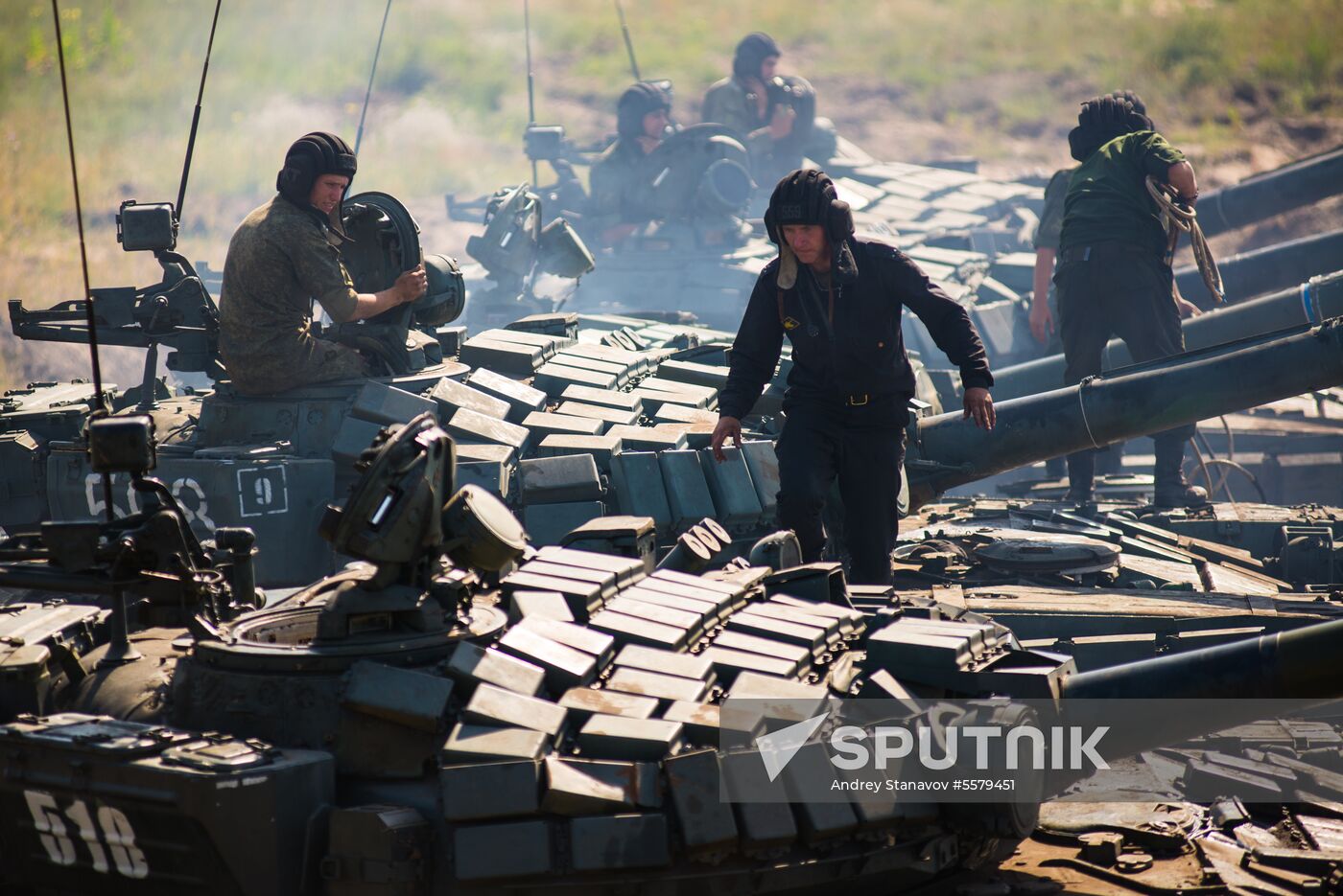 Tank exercise at Pogonovo base in Voronezh Region