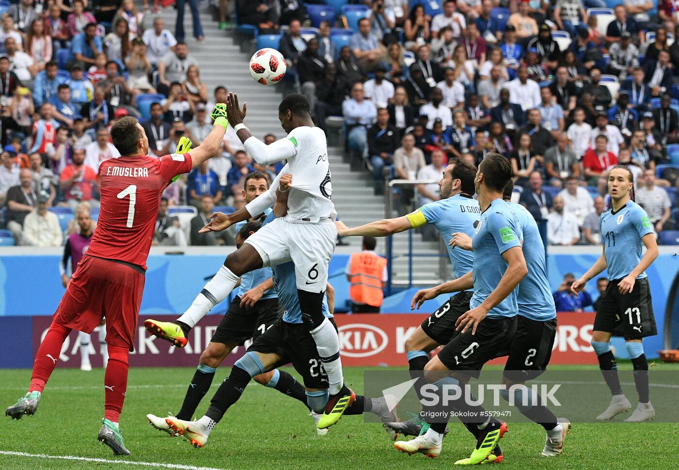 Russia World Cup Uruguay - France