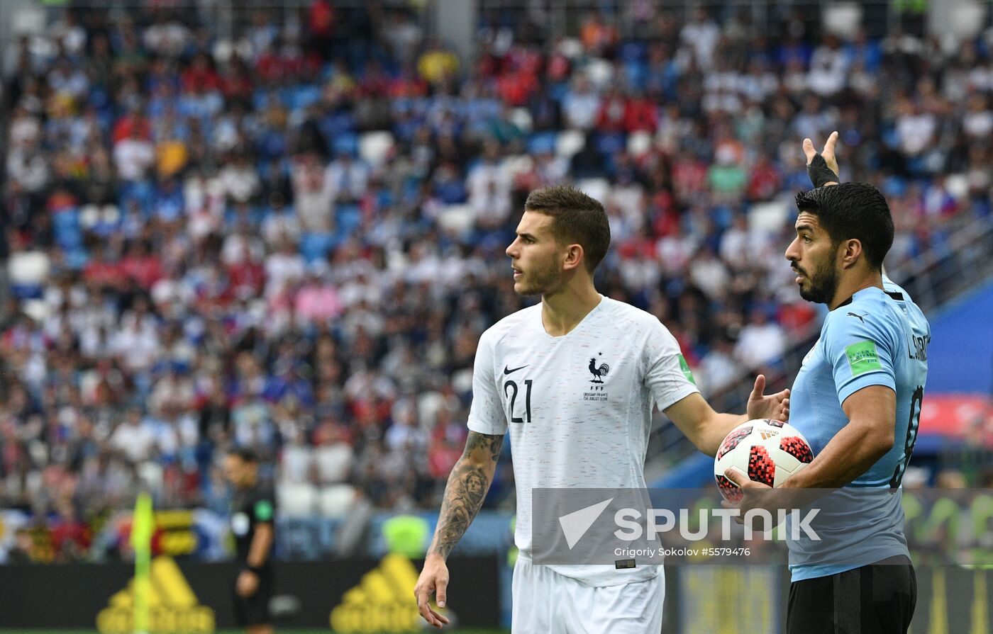 Russia World Cup Uruguay - France