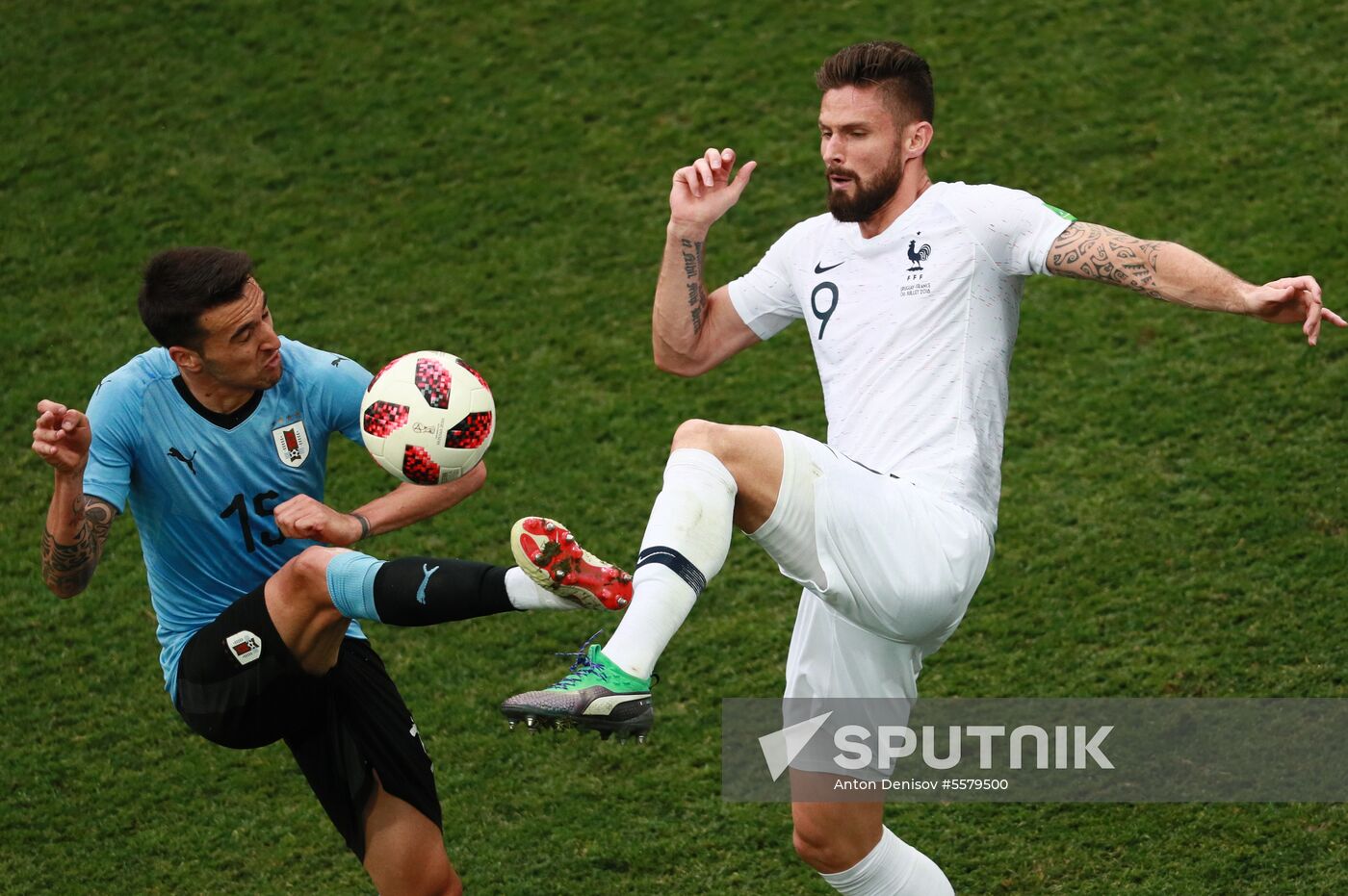Russia World Cup Uruguay - France