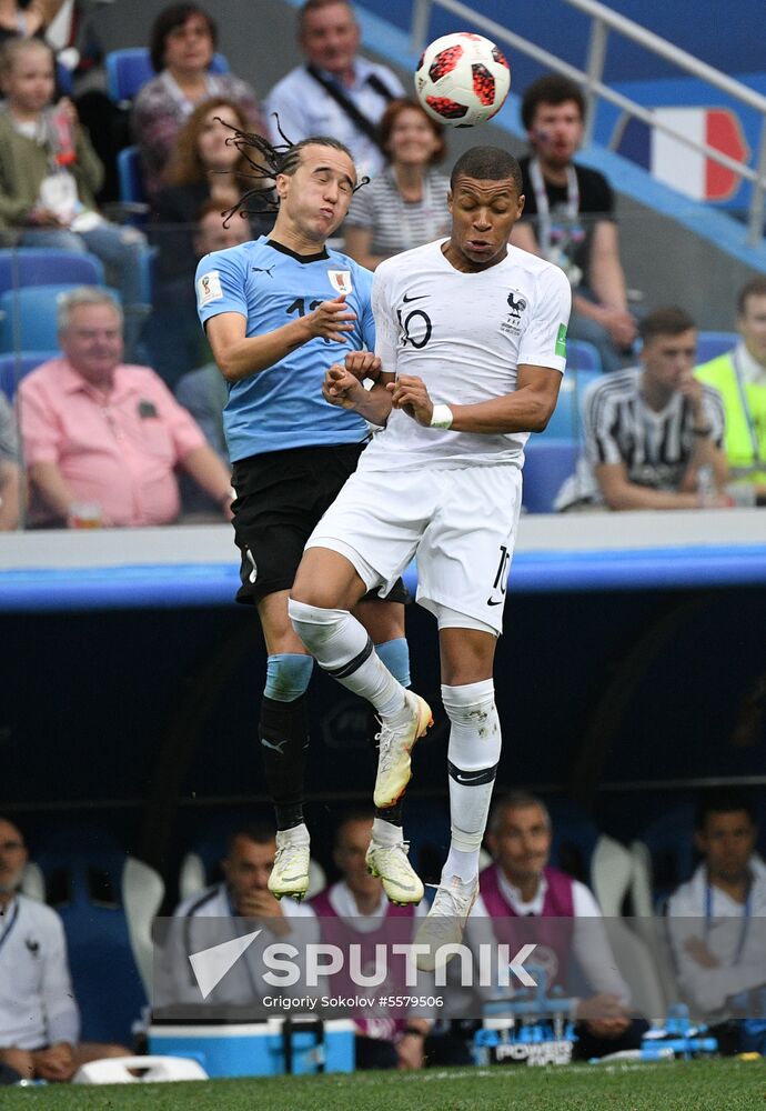 Russia World Cup Uruguay - France