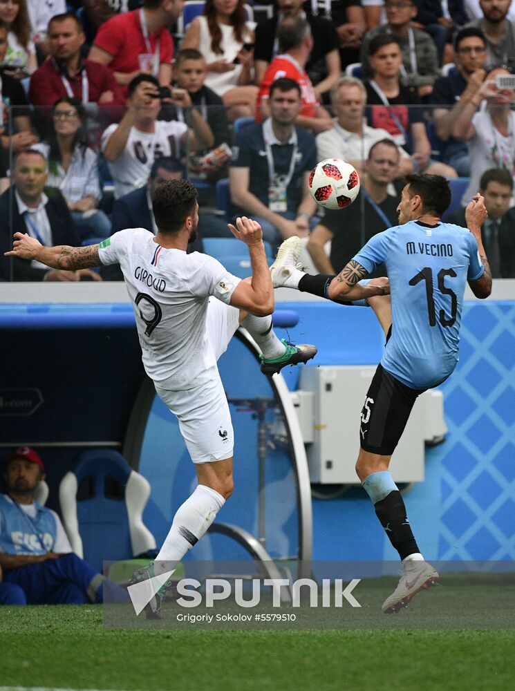 Russia World Cup Uruguay - France