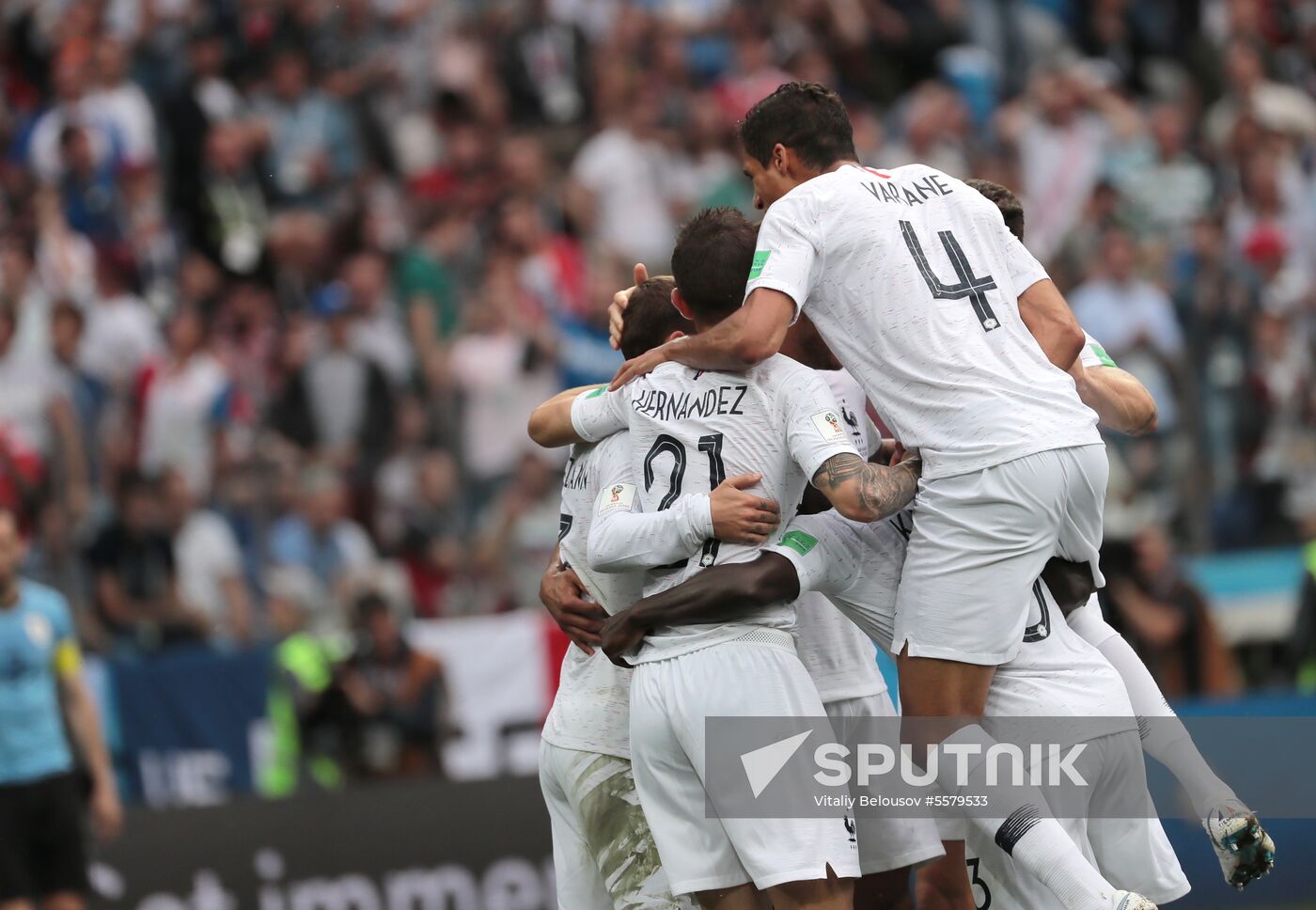 Russia World Cup Uruguay - France