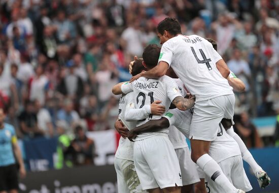 Russia World Cup Uruguay - France