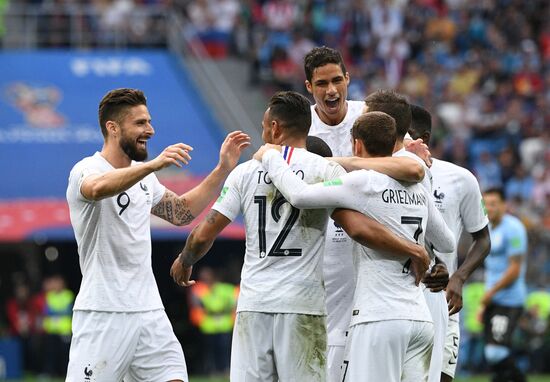 Russia World Cup Uruguay - France