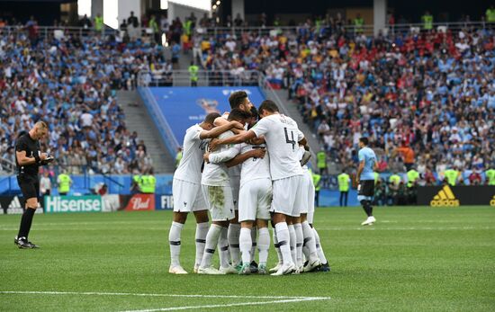 Russia World Cup Uruguay - France