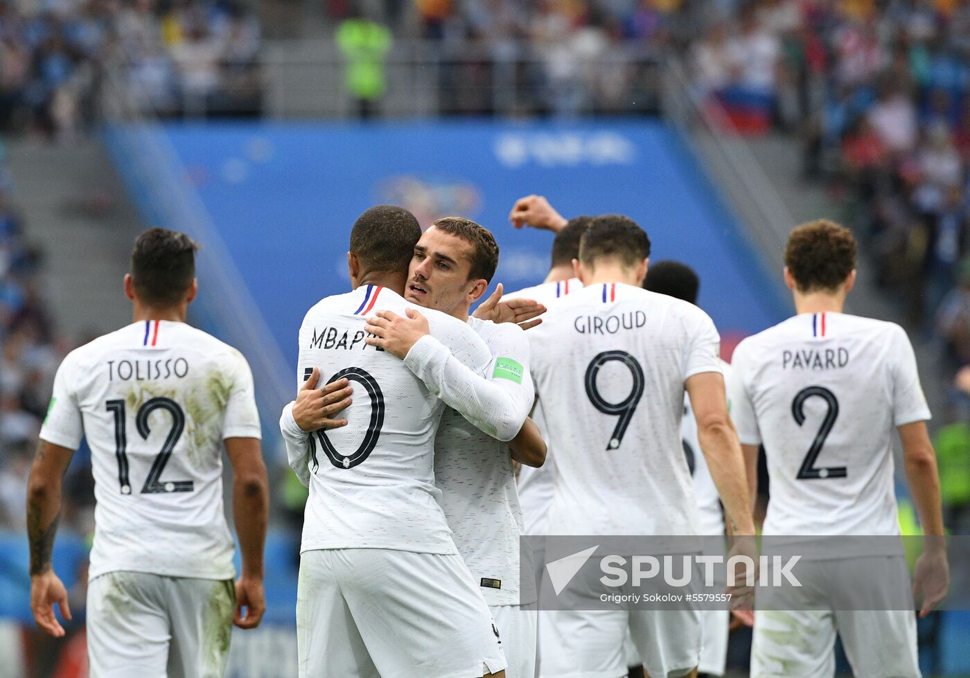 Russia World Cup Uruguay - France