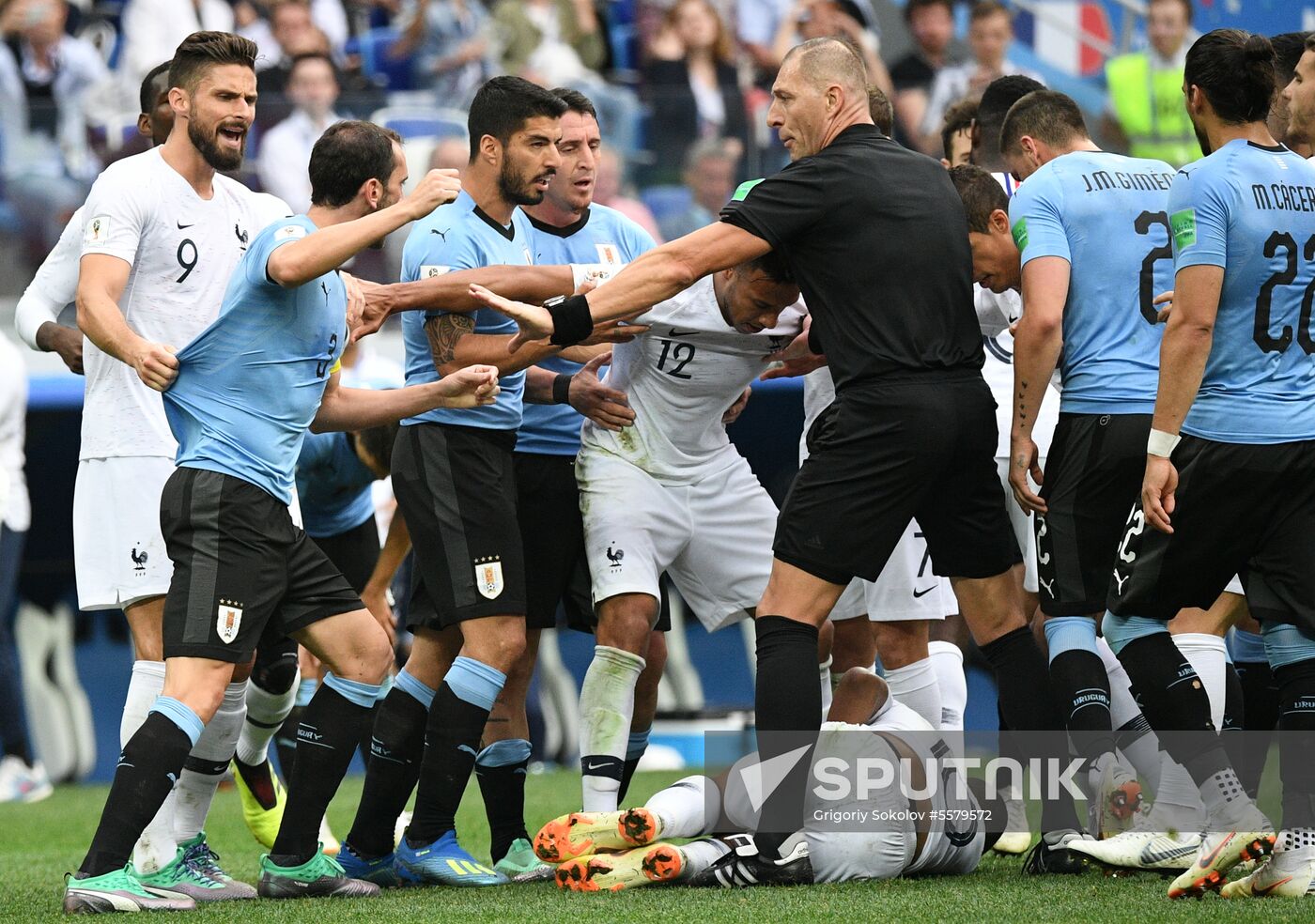 Russia World Cup Uruguay - France