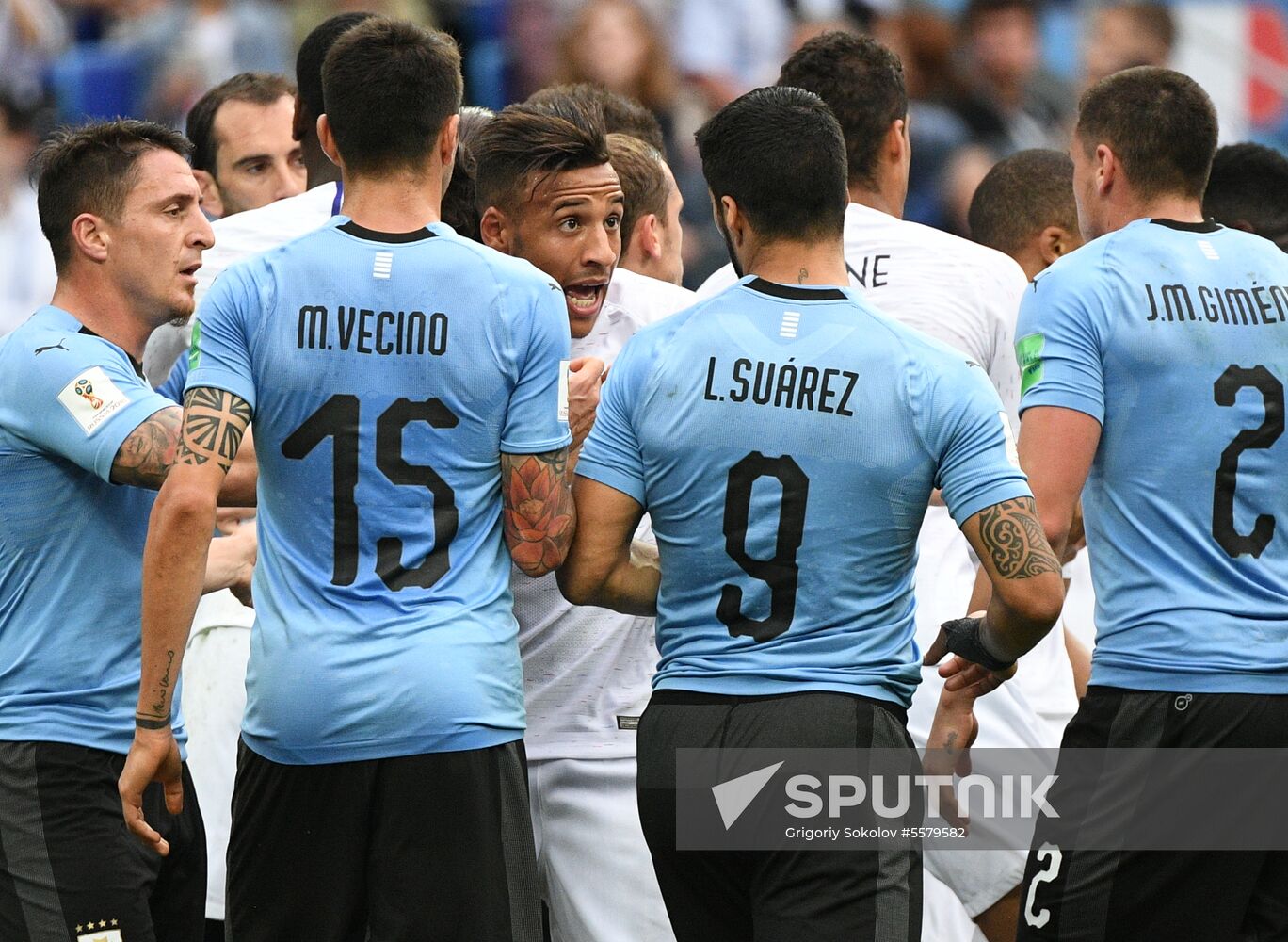 Russia World Cup Uruguay - France