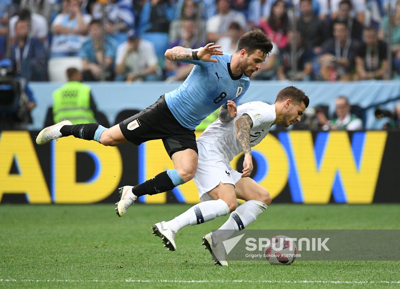 Russia World Cup Uruguay - France