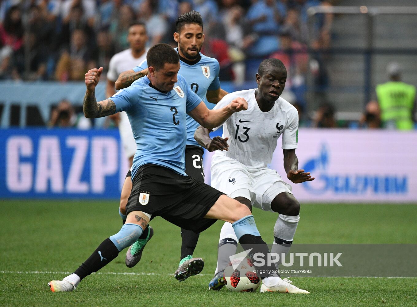 Russia World Cup Uruguay - France