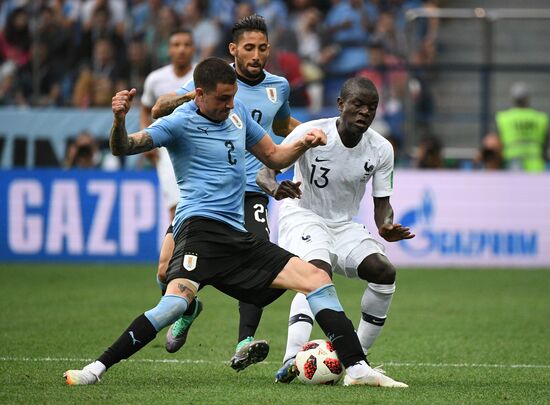 Russia World Cup Uruguay - France