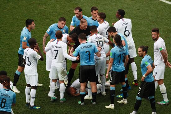 Russia World Cup Uruguay - France