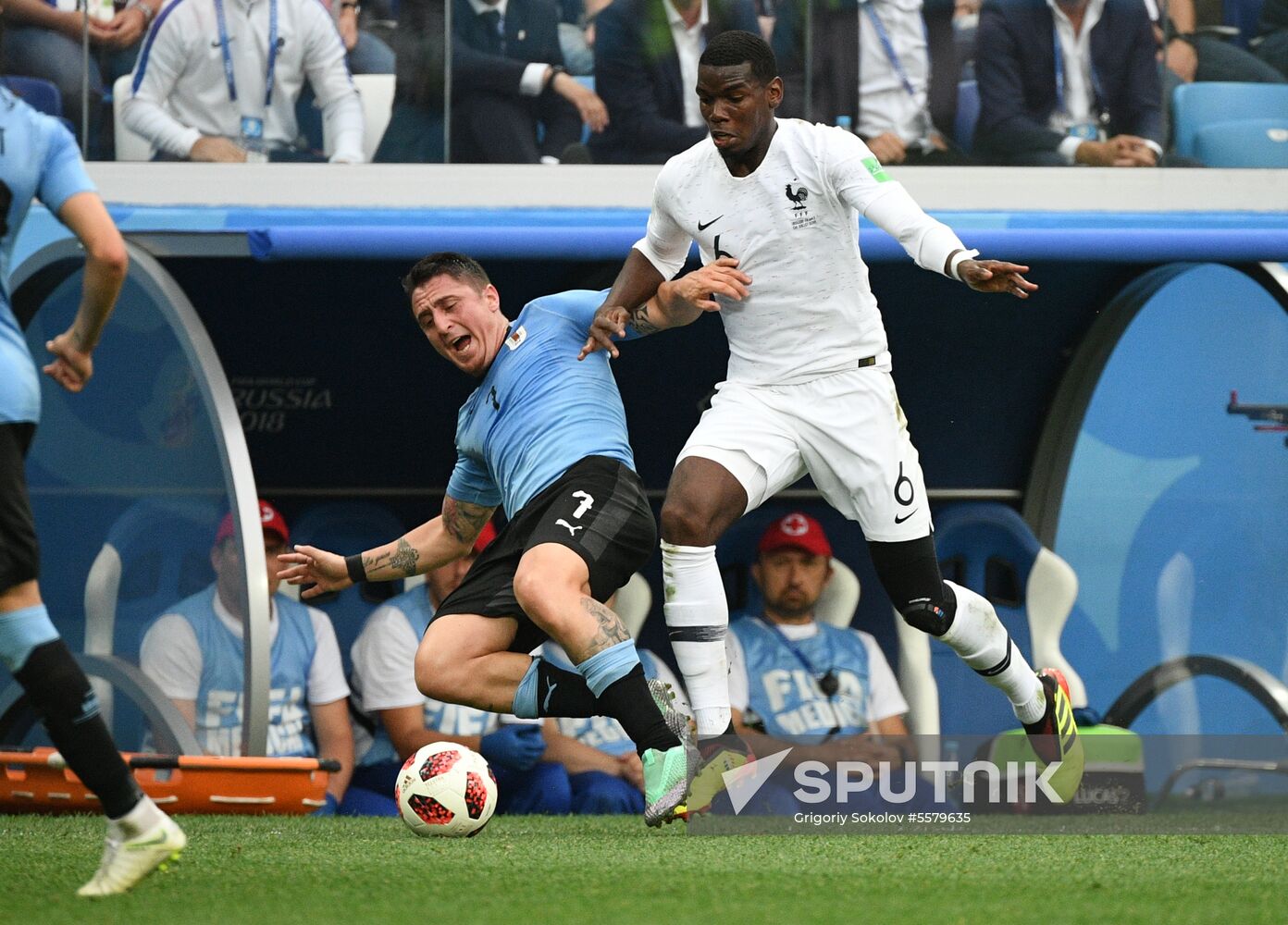 Russia World Cup Uruguay - France
