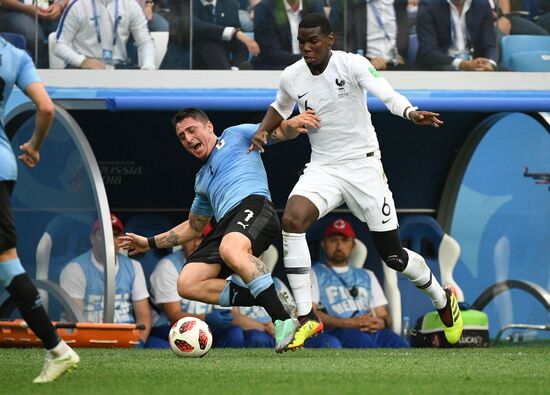 Russia World Cup Uruguay - France