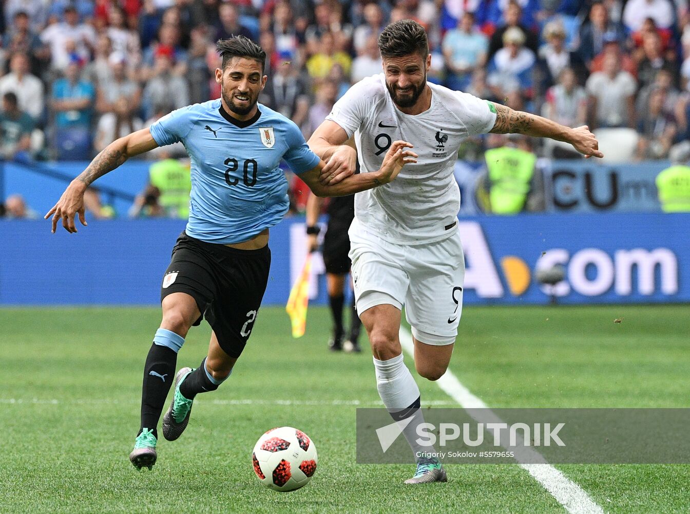 Russia World Cup Uruguay - France