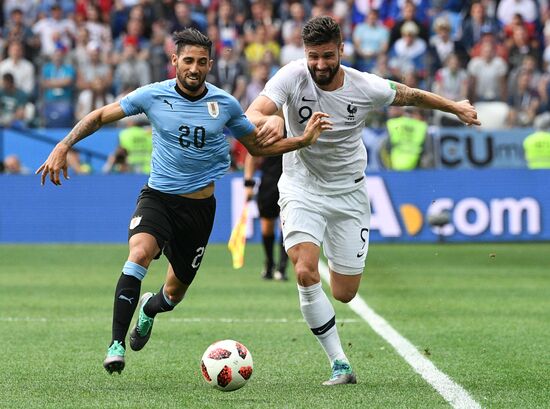 Russia World Cup Uruguay - France