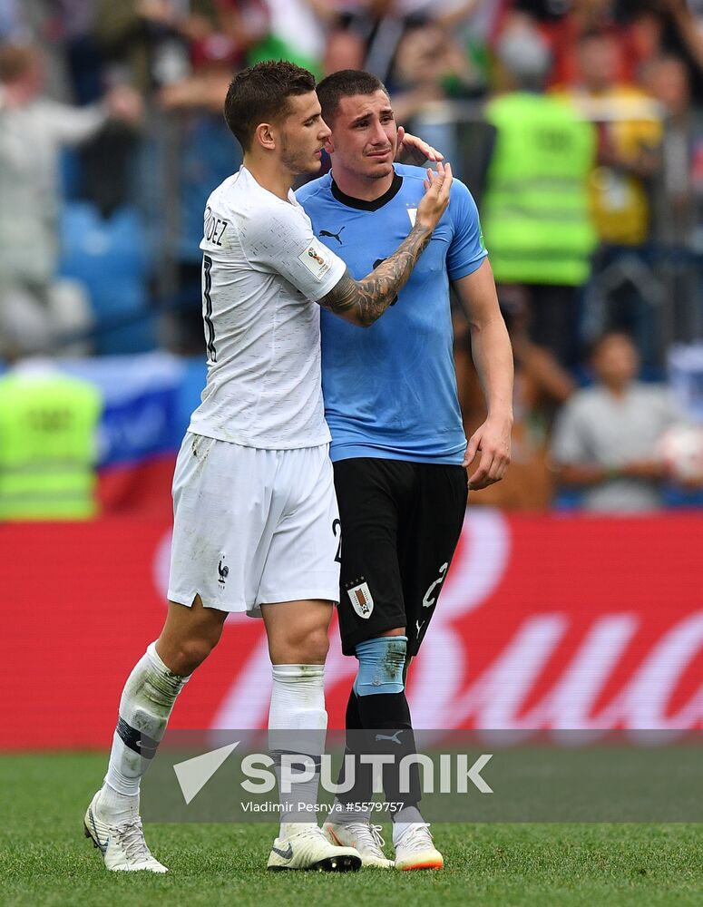 Russia World Cup Uruguay - France