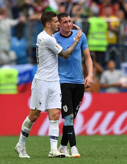 Russia World Cup Uruguay - France