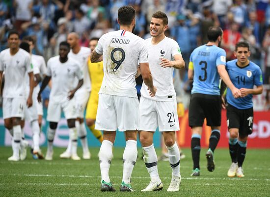 Russia World Cup Uruguay - France