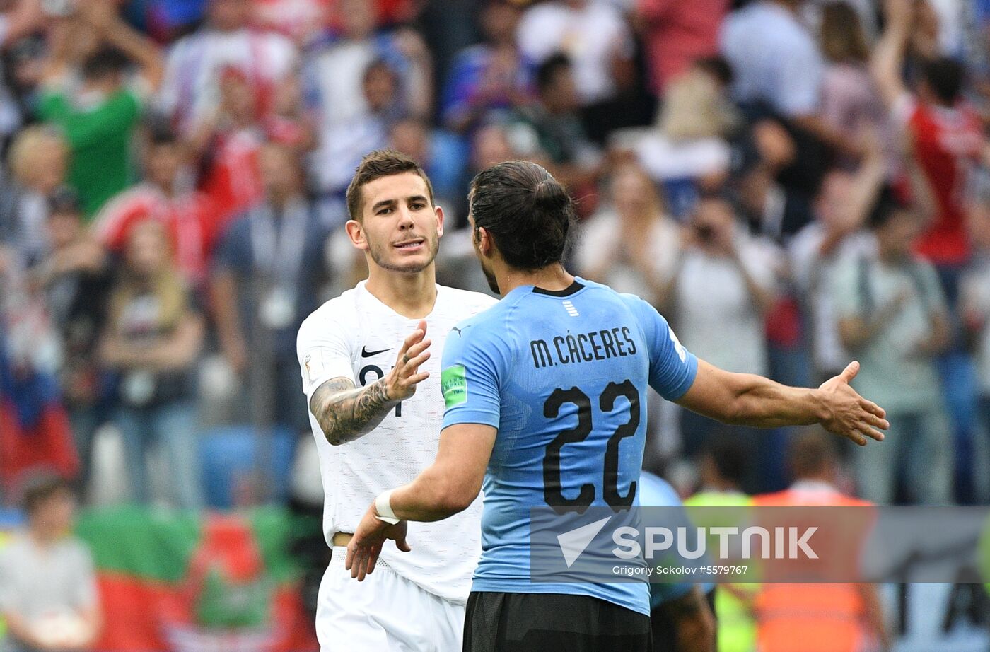 Russia World Cup Uruguay - France