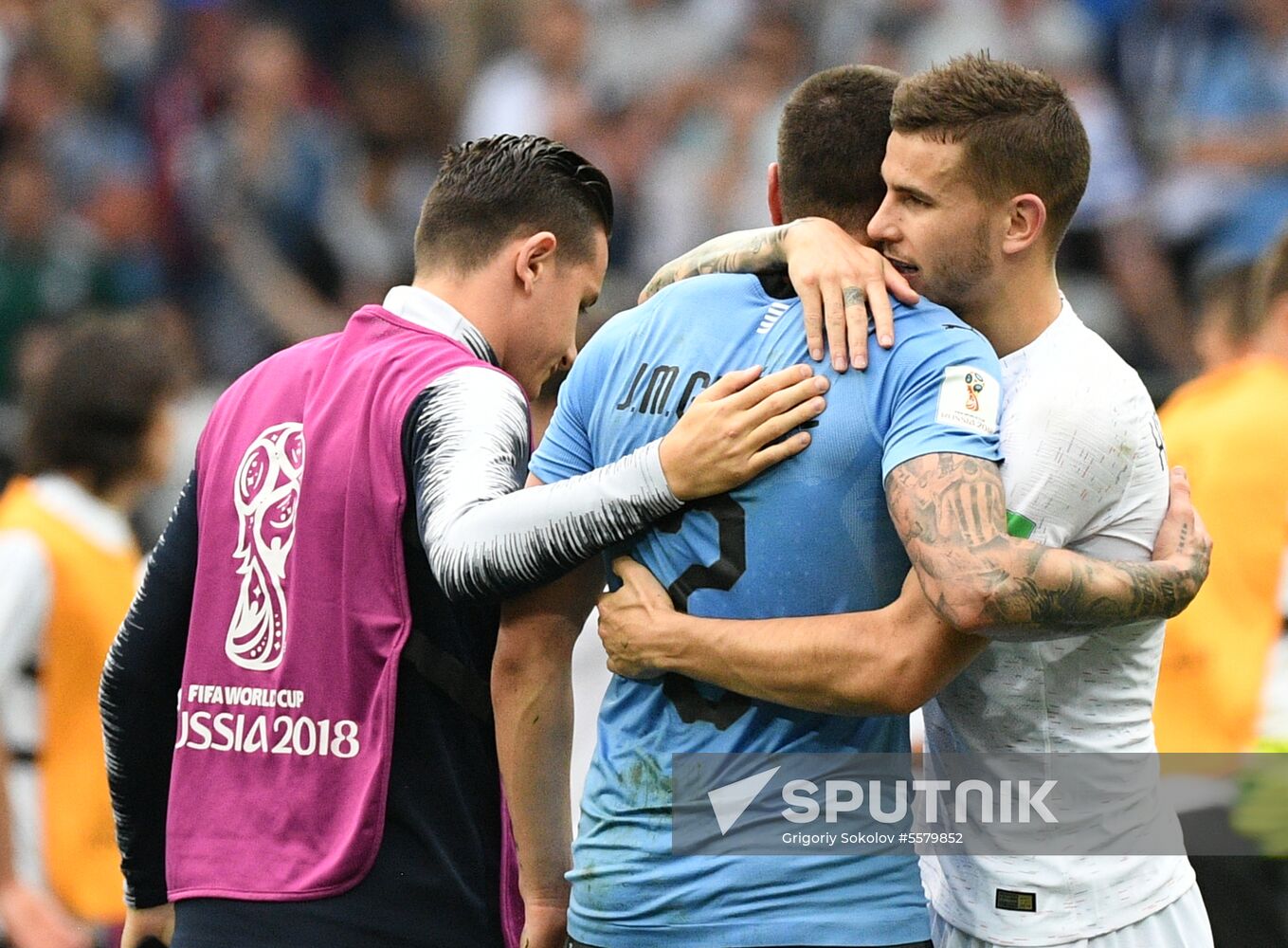 Russia World Cup Uruguay - France