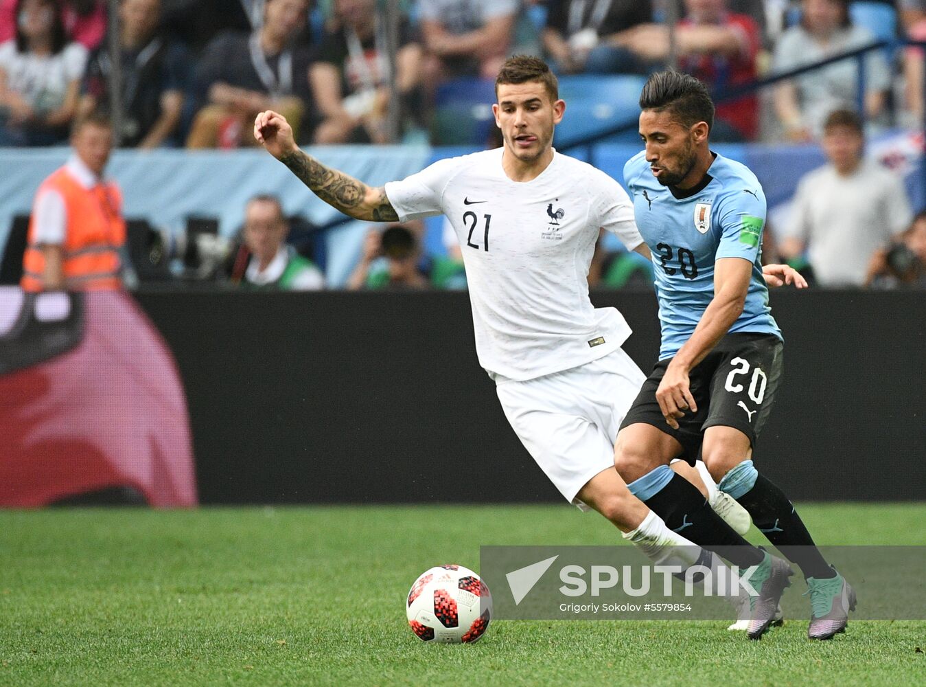 Russia World Cup Uruguay - France