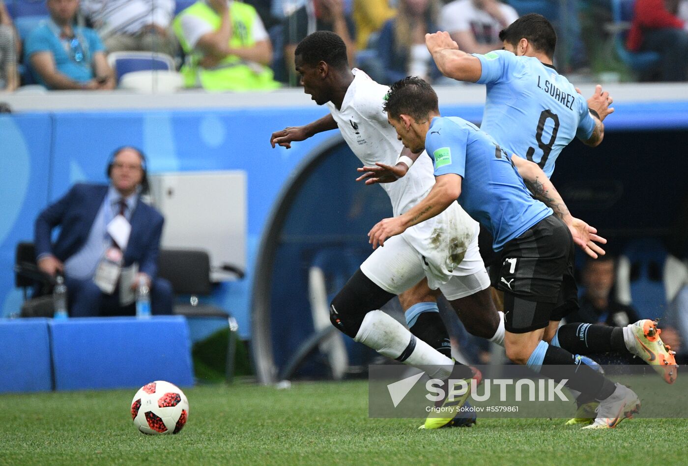 Russia World Cup Uruguay - France