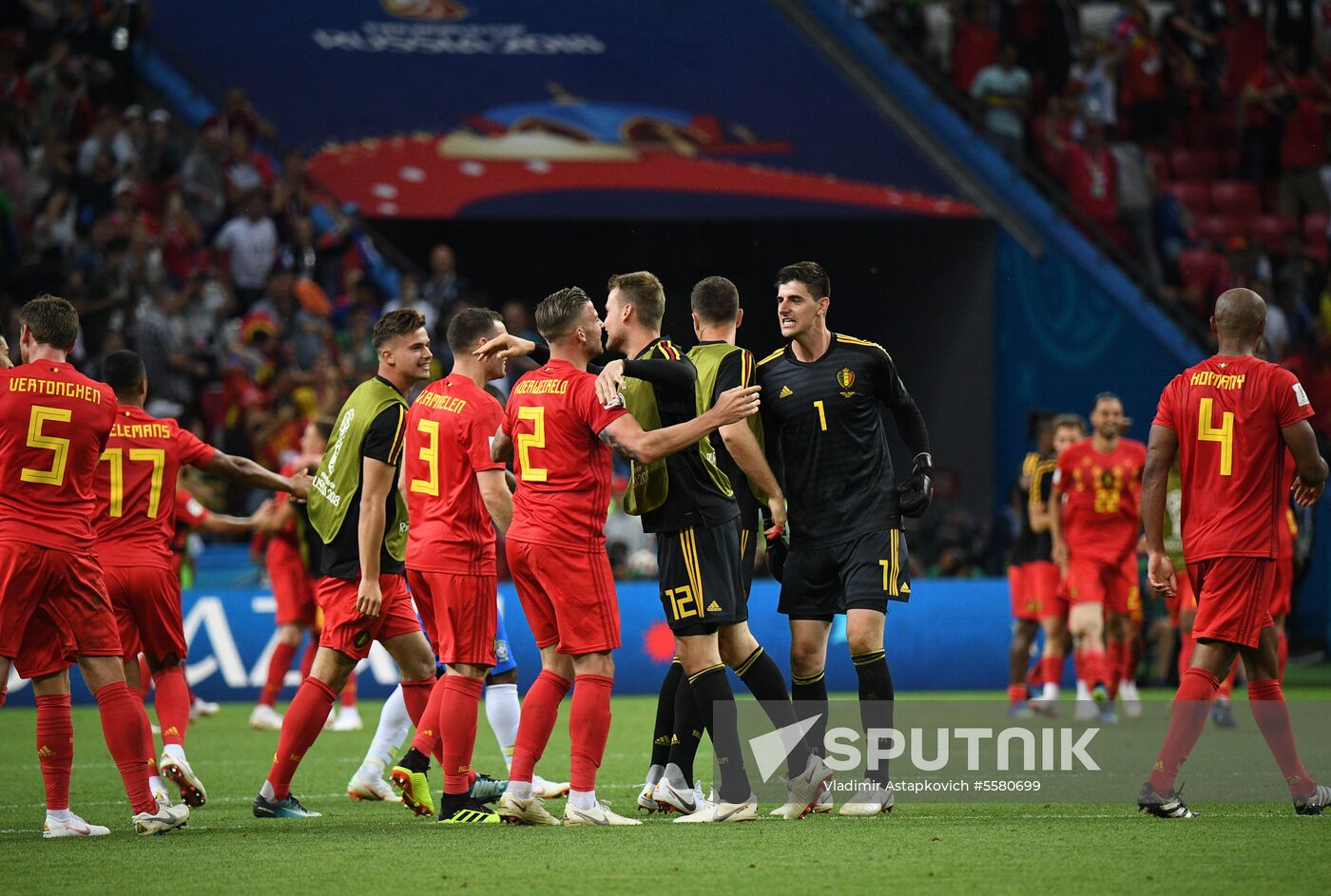 Russia World Cup Brazil - Belgium