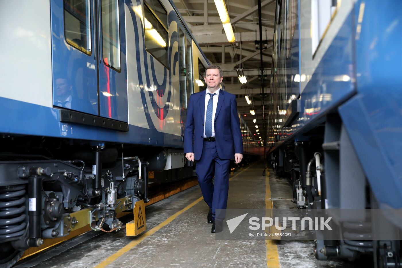 Moscow Metro's renovated Moskva train