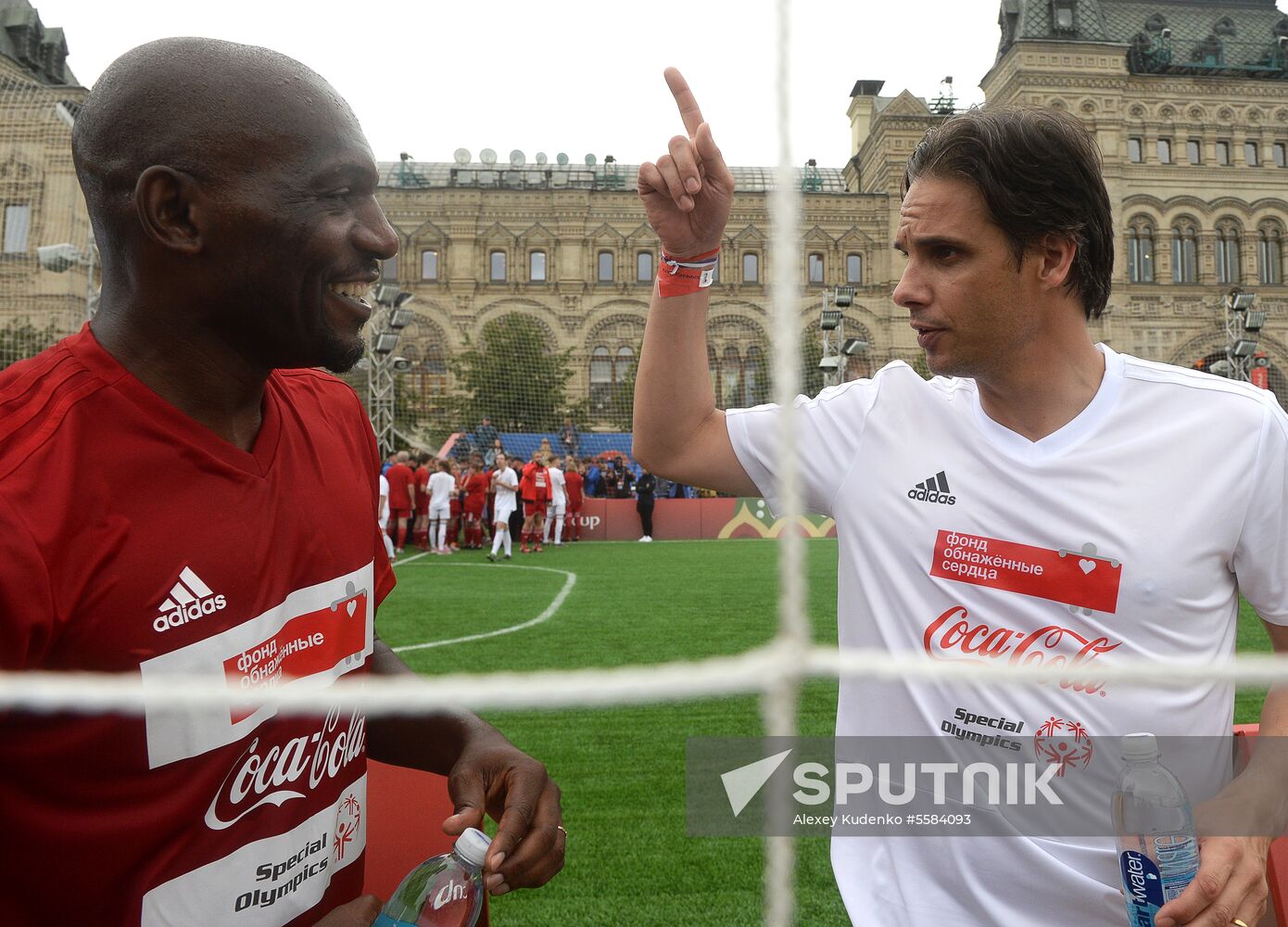 Unified all-star football match on Red Square