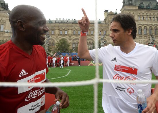 Unified all-star football match on Red Square