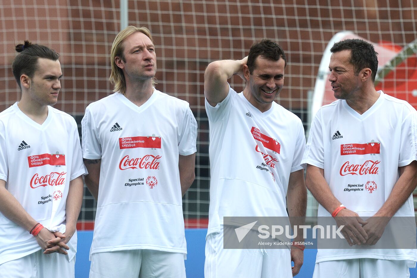 Unified all-star football match on Red Square
