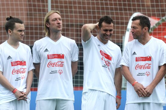 Unified all-star football match on Red Square