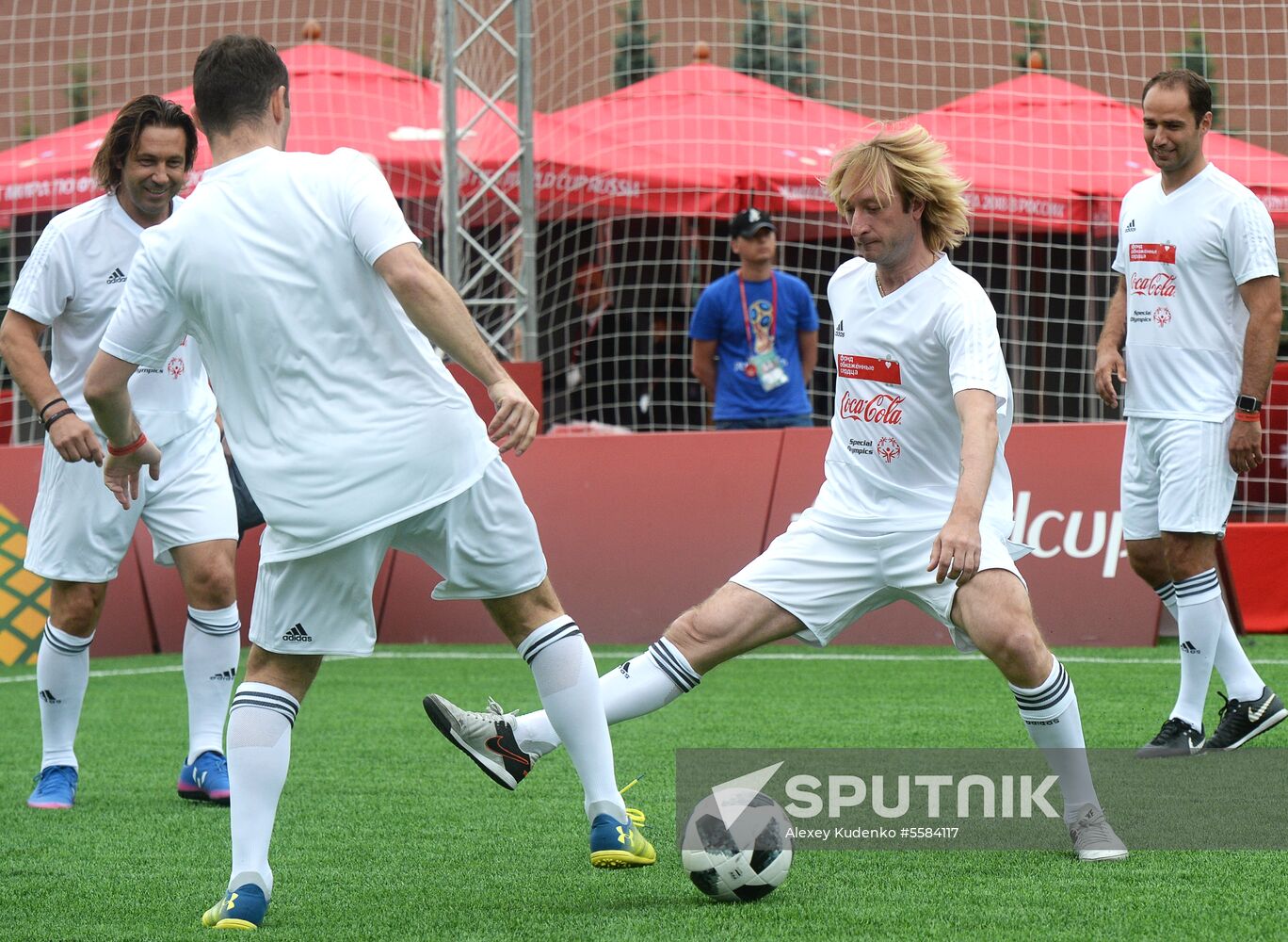 Unified all-star football match on Red Square