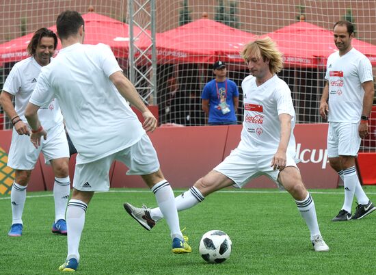 Unified all-star football match on Red Square