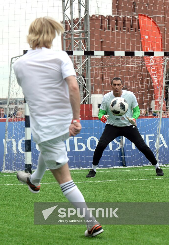 Unified all-star football match on Red Square